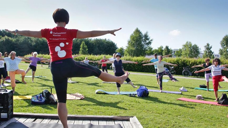 Fit im Park in München