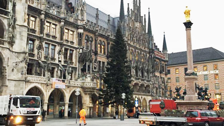 Das ist Münchens Christbaum 2020