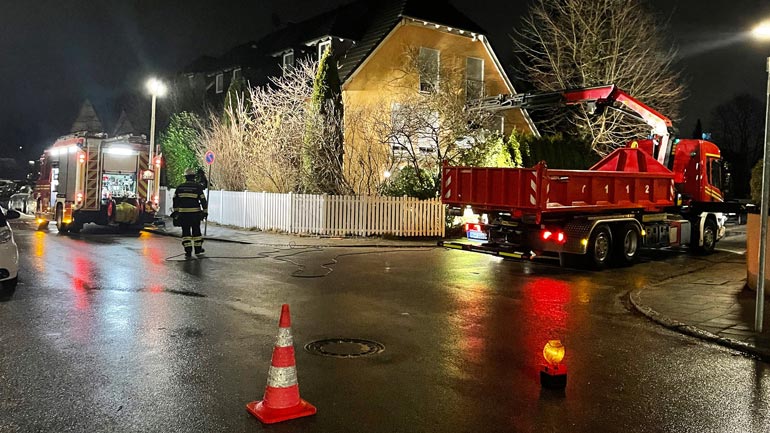 Sturmtief Roxana: Feuerwehr zieht Bilanz nach ereignisreichem Tag