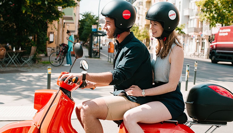 Elektro-Roller Sharing in München