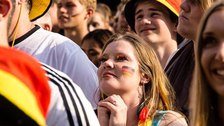 Public Viewing zur Fußball-EM in München