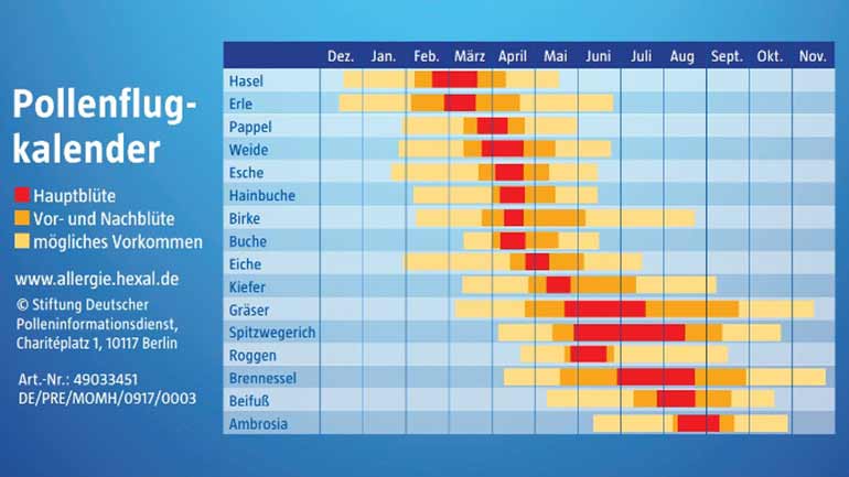 Pollenflugkalender für München