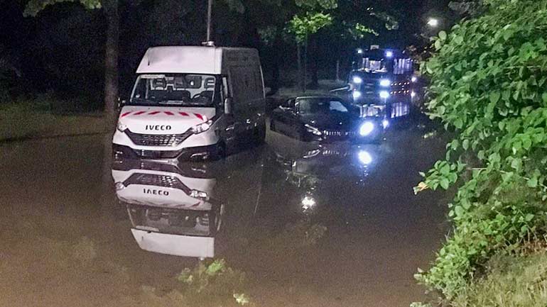 Über 800 Unwetter-Einsätze in einer Nacht