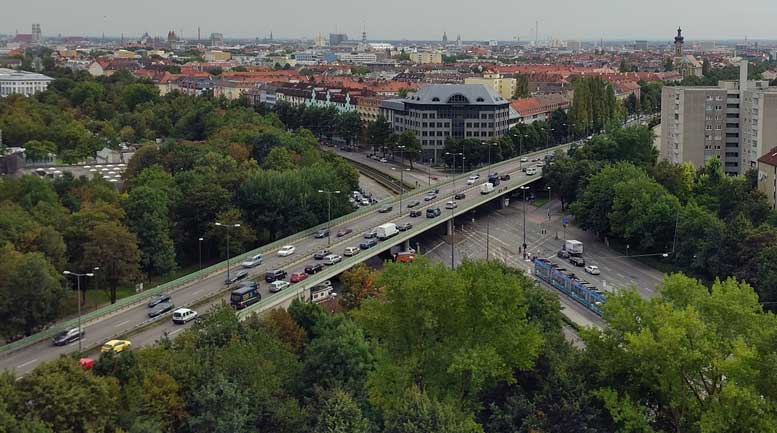 München verbessert sich in der deutschen Stau-Rangliste