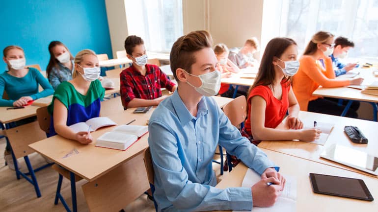 Weiterhin Maskenpflicht an Schulen in München