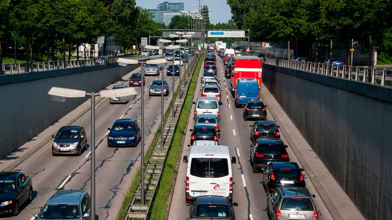 München auf 2. Platz der Stau-Rangliste