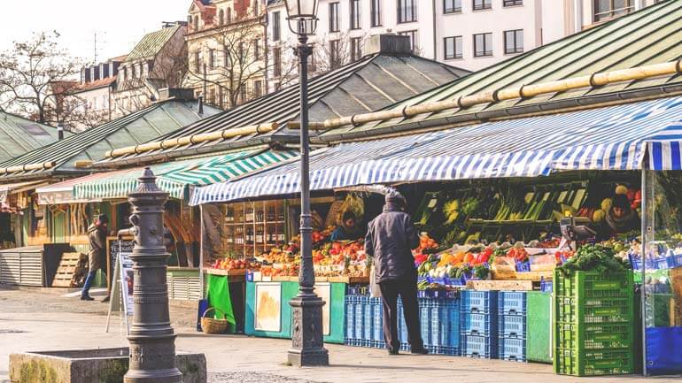 Maskenpflicht: Änderung bei den Regeln für den Viktualienmarkt und andere Märkte