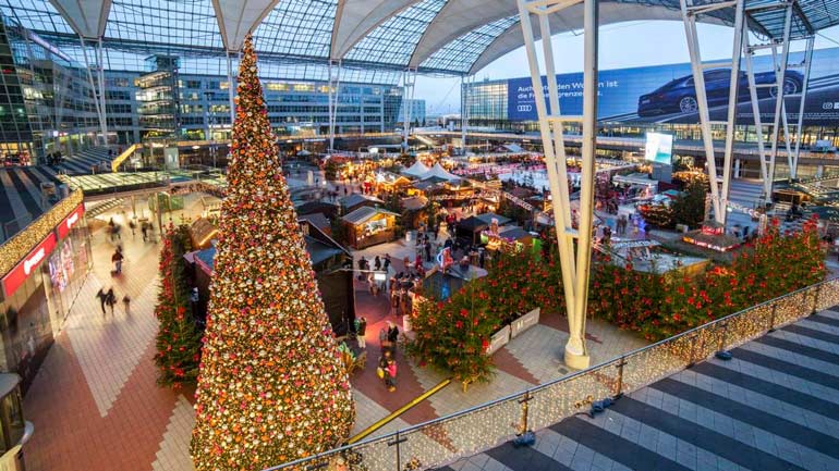 Der Wintermarkt am Flughafen startet