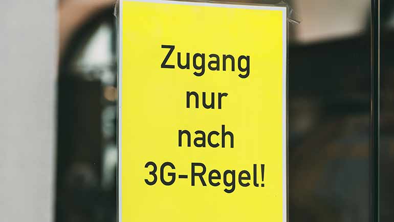 3G-Regel gilt künftig auch für Mitarbeiter mit Kundenkontakt