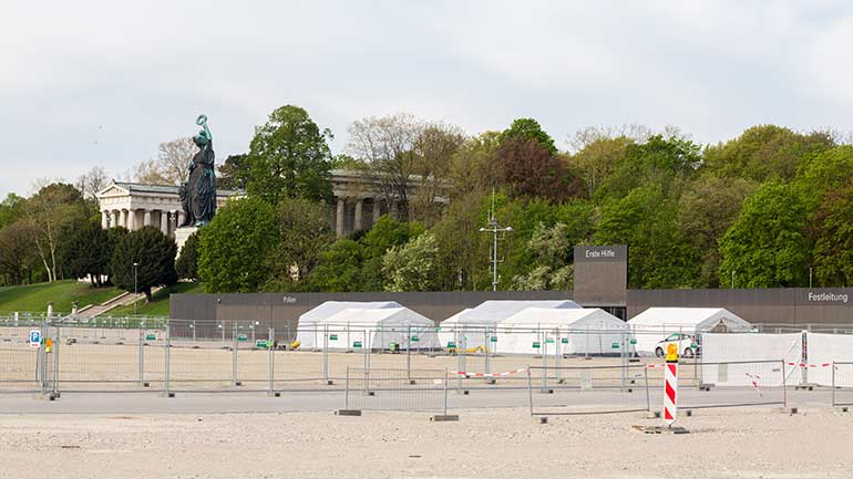 Corona-Teststation auf der Theresienwiese öffnet wieder