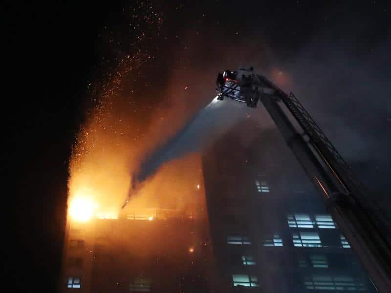 Über 90 Verletzte bei nächtlichem Hochhausbrand in Südkorea