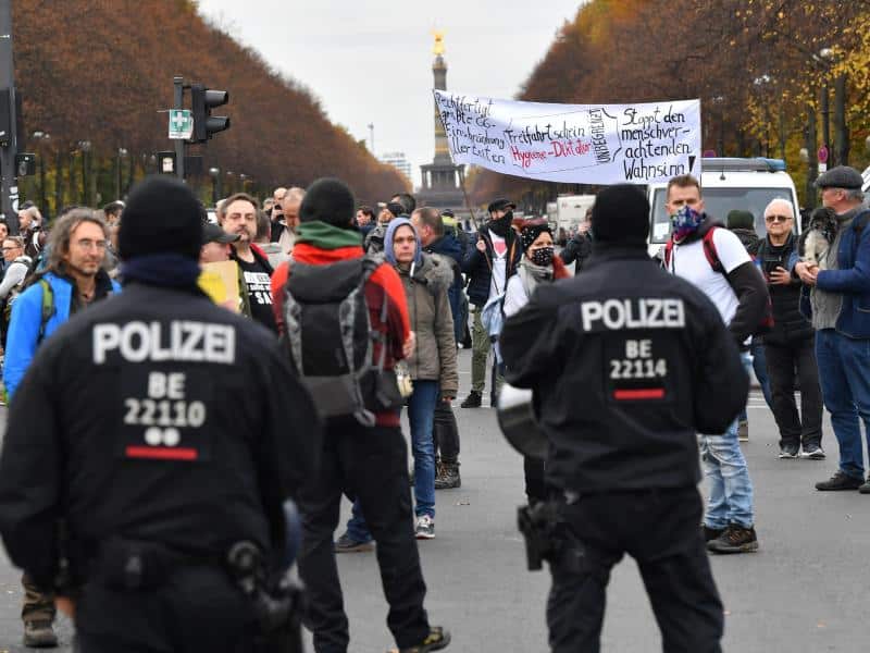 Anti-Corona Demonstration in Berlin