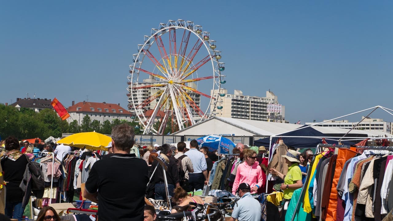 Frühlingsfest & Flohmarkt: Die Theresienwiese feiert den Frühling