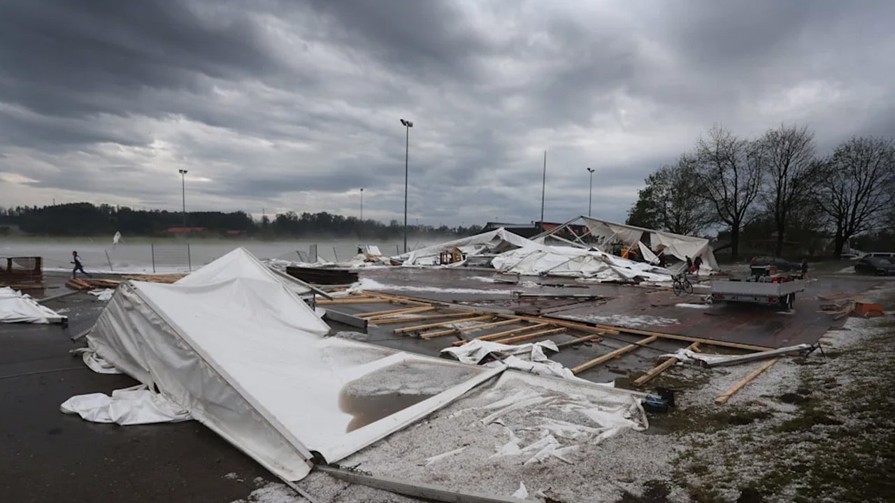 Unwetter-Chaos in Bayern – Verletzte und Verwüstung durch Sturm und Hagel